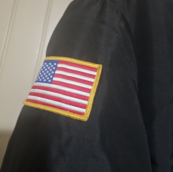 Men's Vintage Great Lakes Fleece Bomber Jacket - Picture 4 of 5